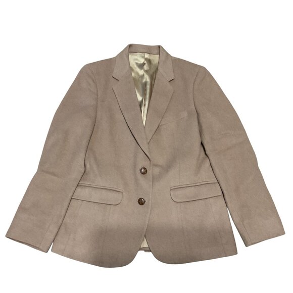 Vtg Camel Hair Blazer Sz M Fully Lined & Structured USA Made The Clothes Tree - Picture 1 of 5